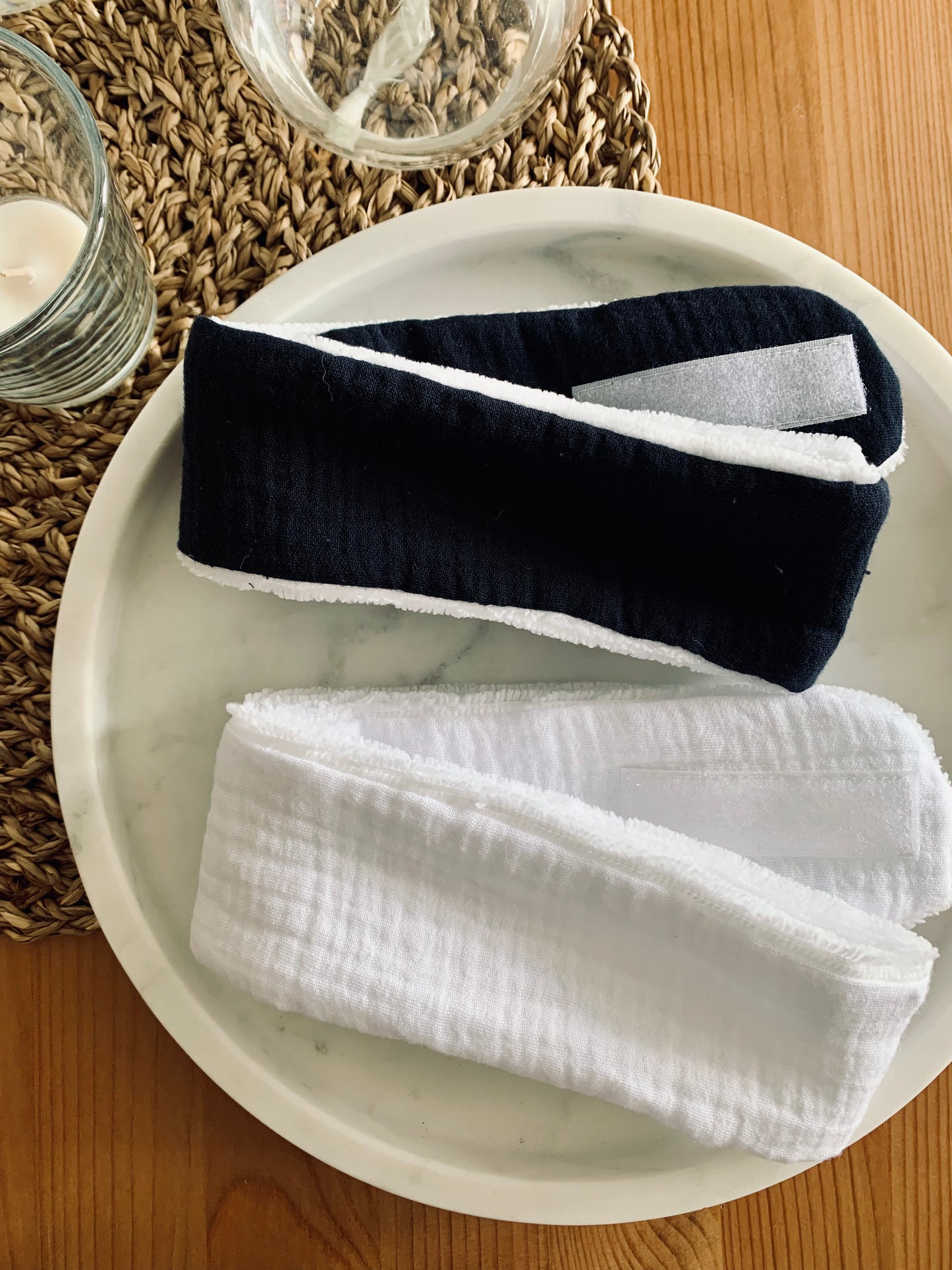 Care headband - Plain cotton gauze