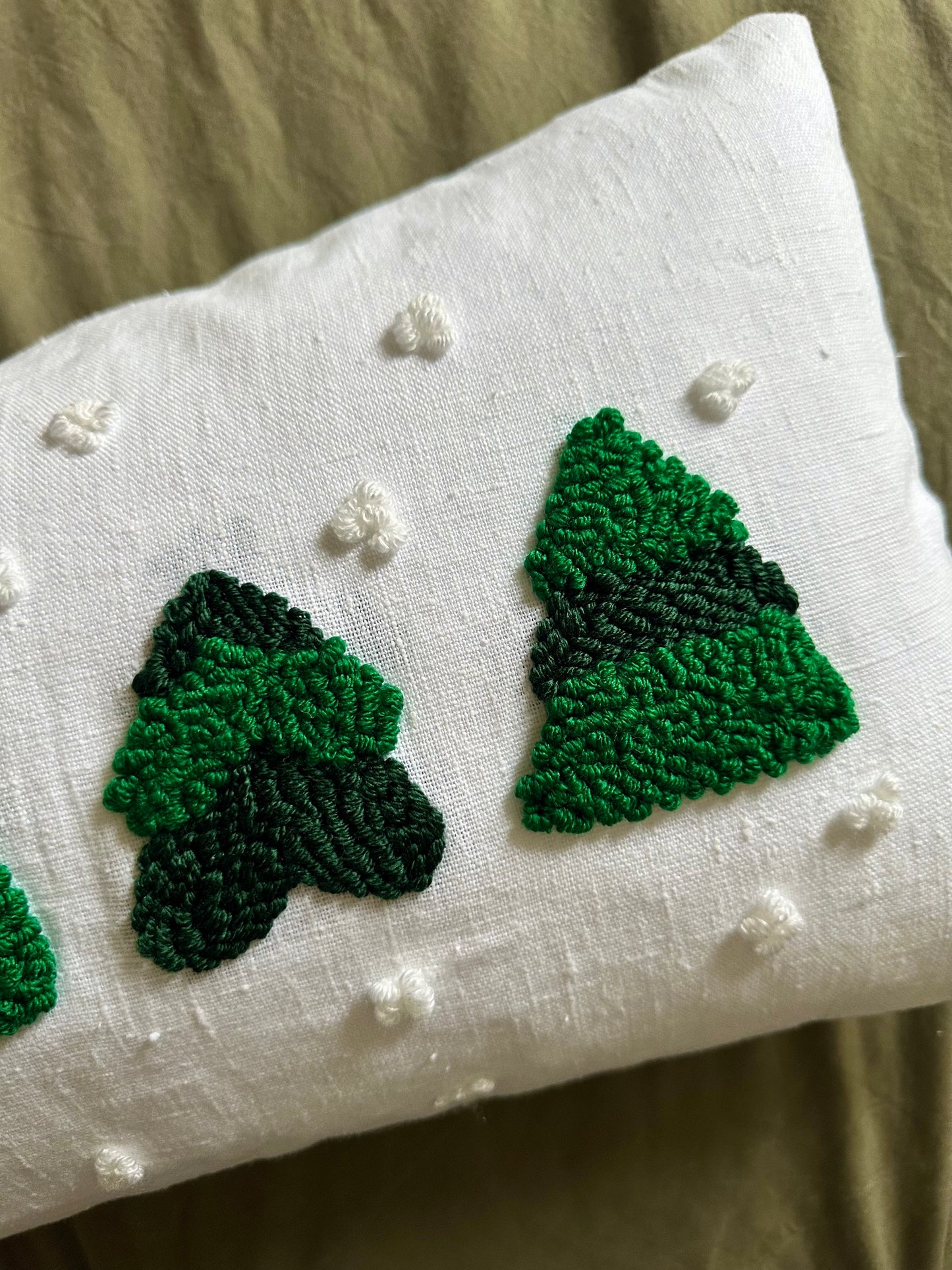 Housse de coussin - Forêt de sapin